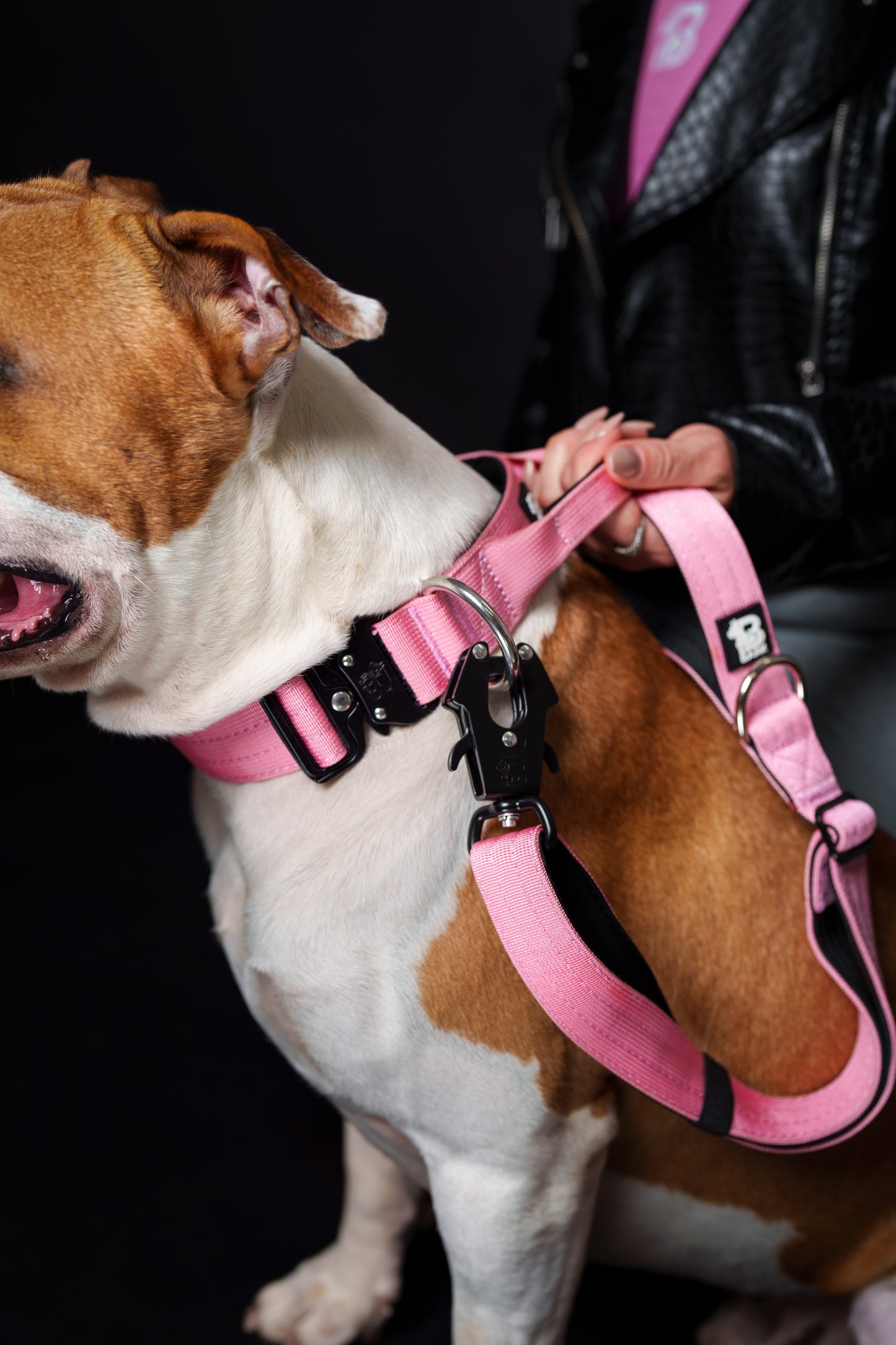 Trela 1m Rosa