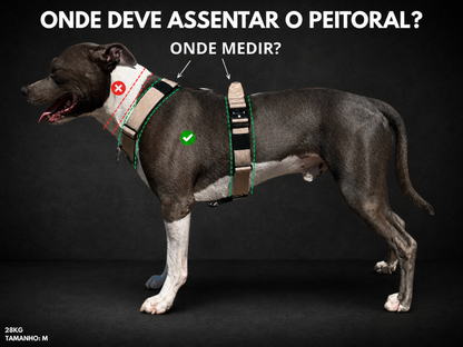 PEITORAL ANTI-PUXÃO PRETO